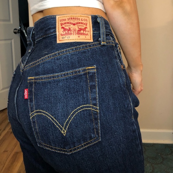 levi's 501 high waisted mom jeans